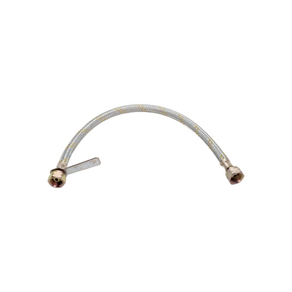 ΣΠΙΡΑΛ ΣΥΛΛΟΓΗΣ ΦΙΑΛΩΝ INOX - Με 2 ρακόρ 1/2” Αρσ. Αρ. (LPG) 0,50m