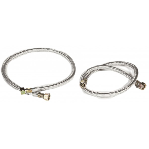 ΣΠΙΡΑΛ ΣΥΛΛΟΓΗΣ ΦΙΑΛΩΝ INOX - Με 2 ρακόρ 1/2” Αρσ. Αρ. (LPG) 0,75m