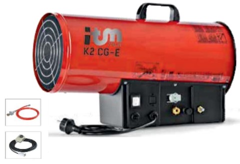 Αερόθερμο υγραερίου K2C - E με θερμοστάτη χώρου